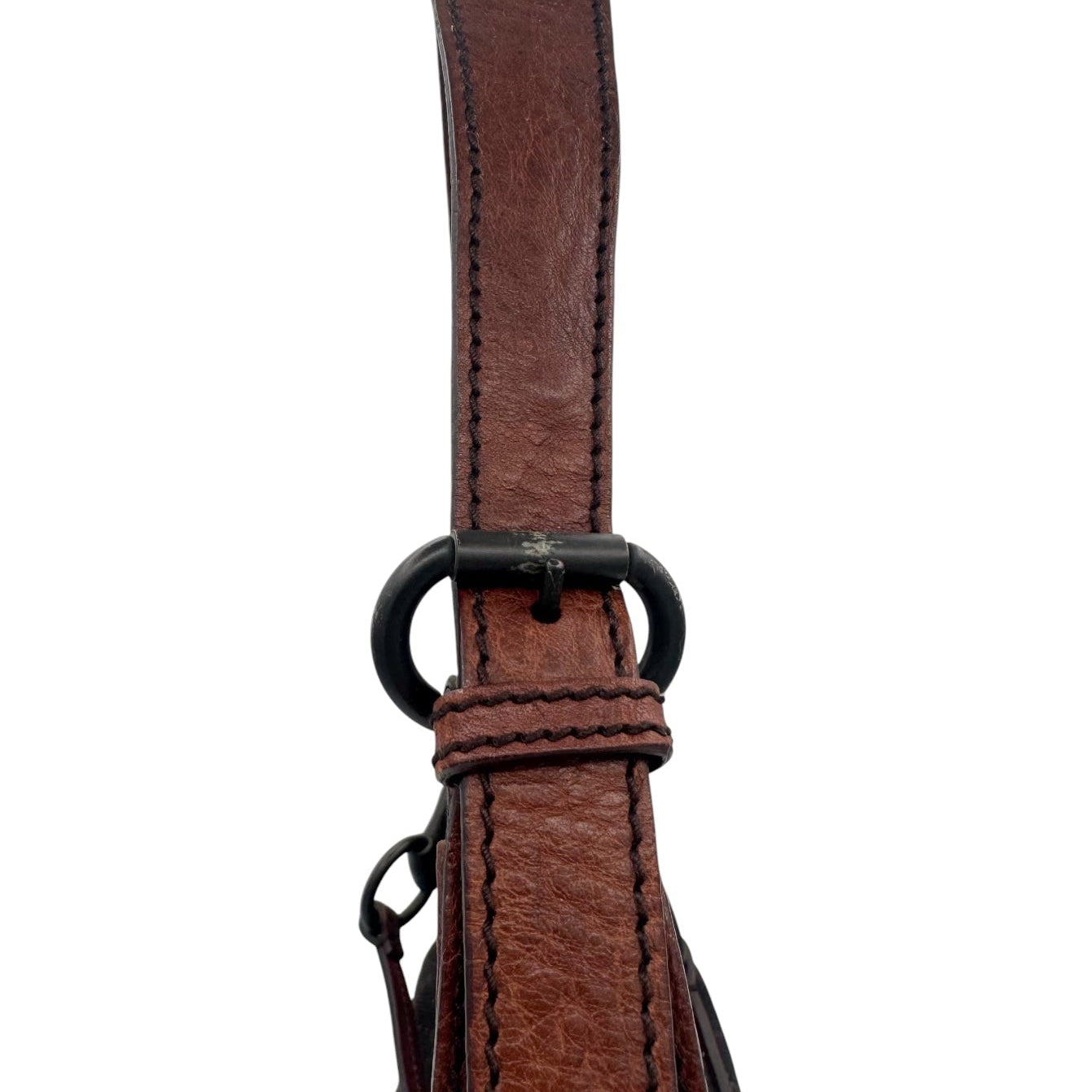 Gucci Brown GG Monogram Horsebit Shoulder Bag
