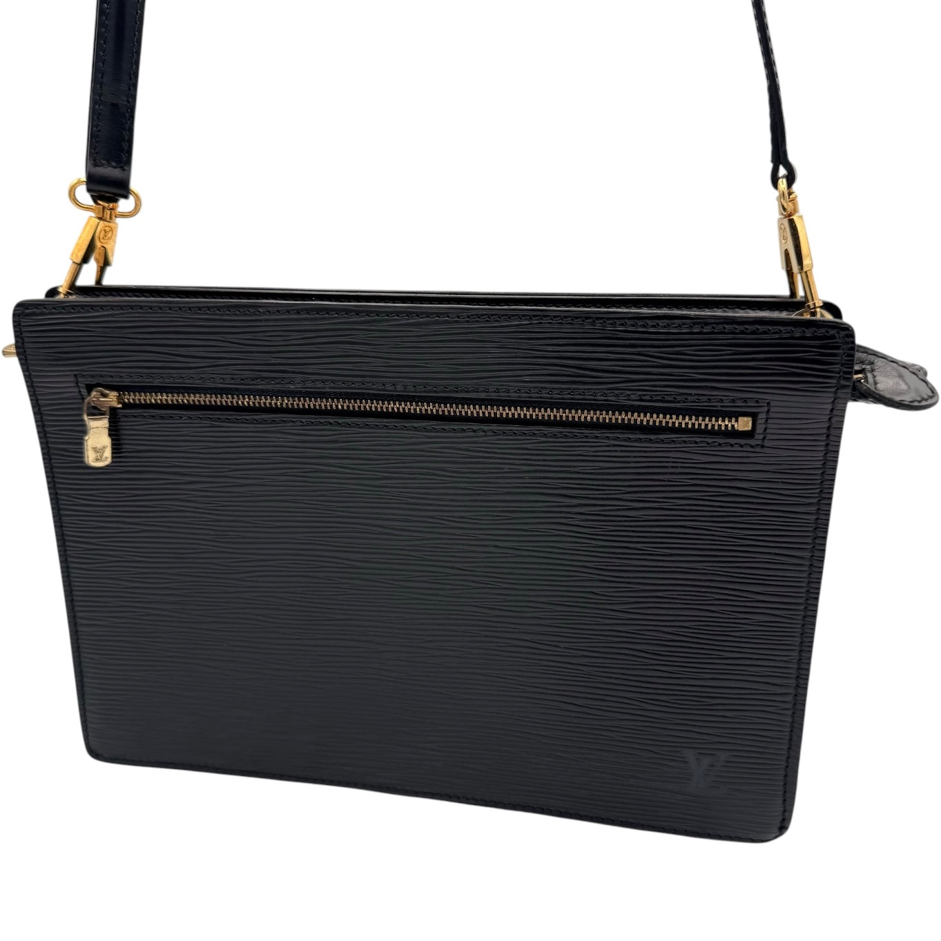 Louis Vuitton Black Epi Leather Shoulder Bag