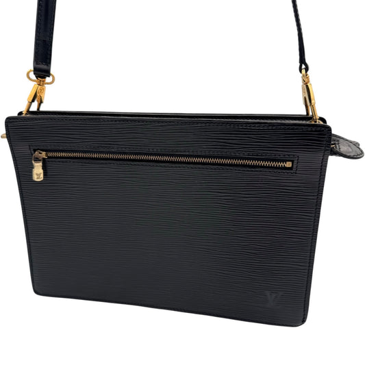 Louis Vuitton Black Epi Leather Shoulder Bag