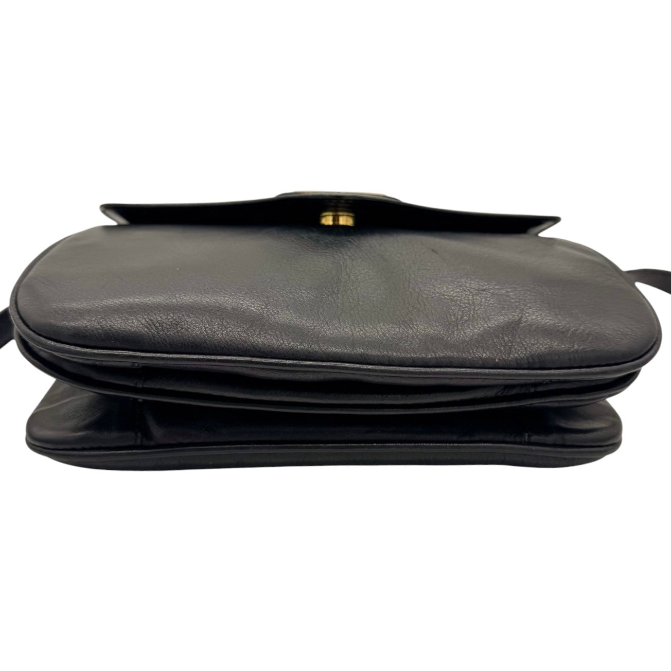 Celine Black Leather Crossbody Bag
