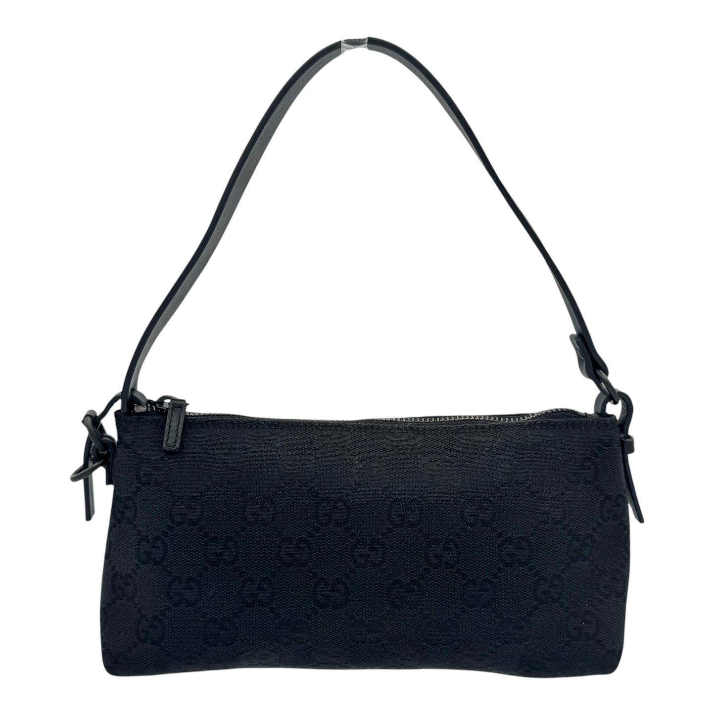 Gucci Black GG Monogram Canvas Shoulder Bag