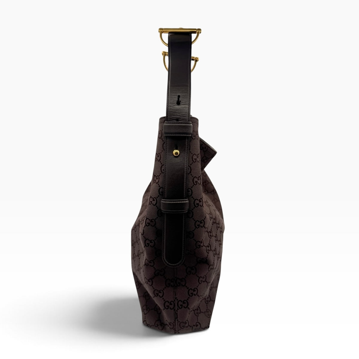 Gucci Beatrix Large Chocolate Brown Tote Bag