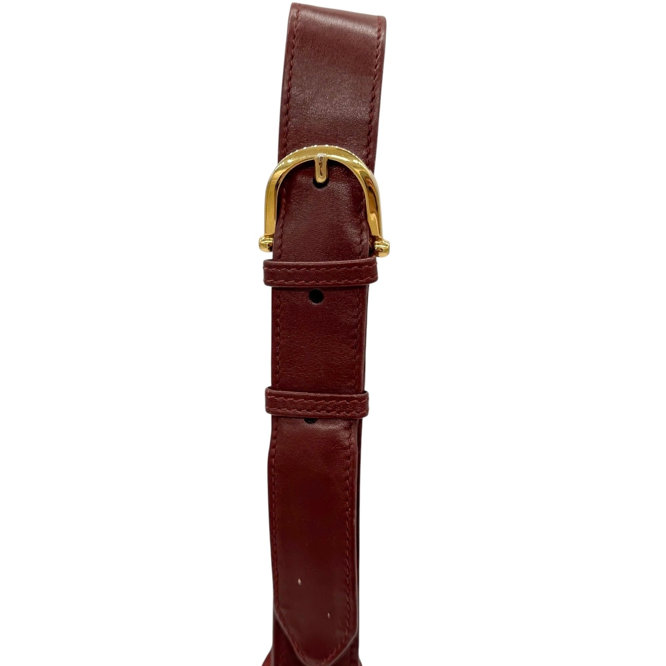 Burgundy Celine Horse Carriage Shoulder Bag