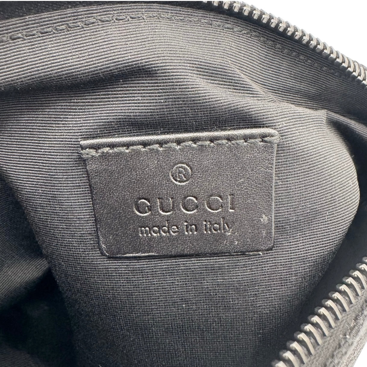 Gucci Black GG Monogram Canvas Shoulder Bag