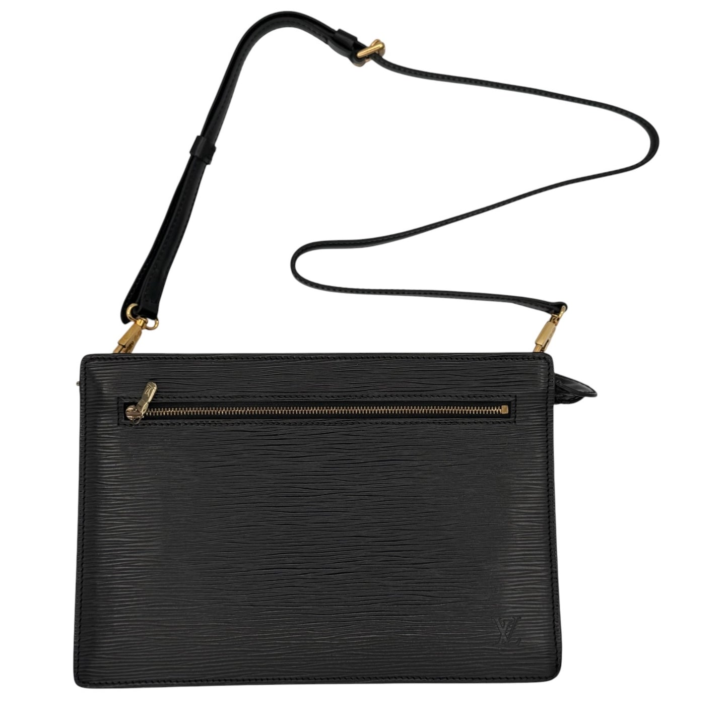 Louis Vuitton Black Epi Leather Shoulder Bag