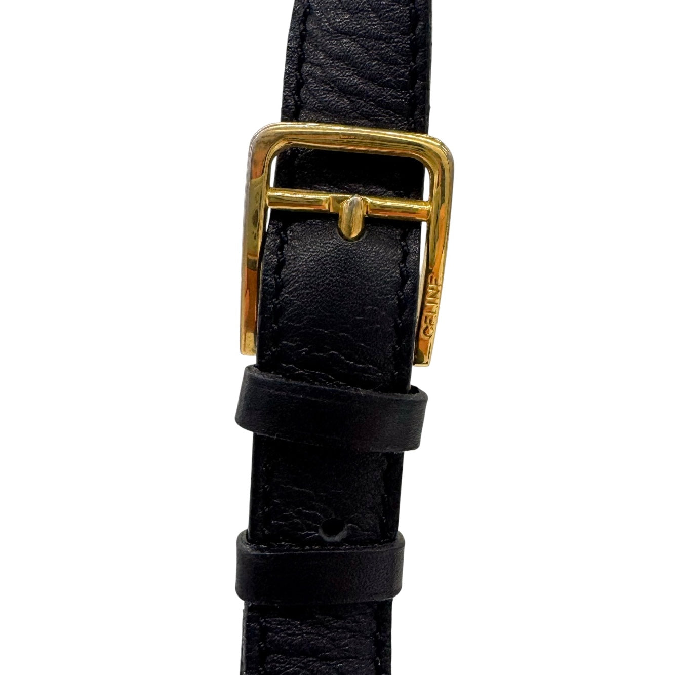 Celine Black Leather Crossbody Bag