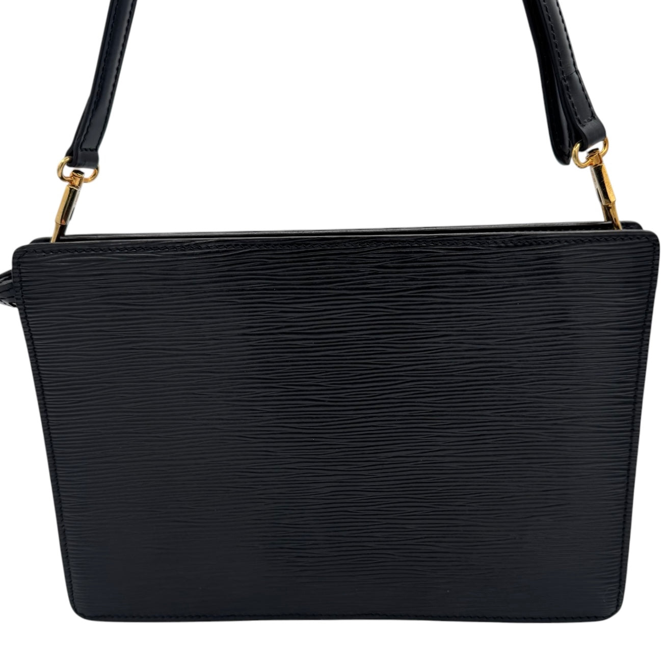 Louis Vuitton Black Epi Leather Shoulder Bag