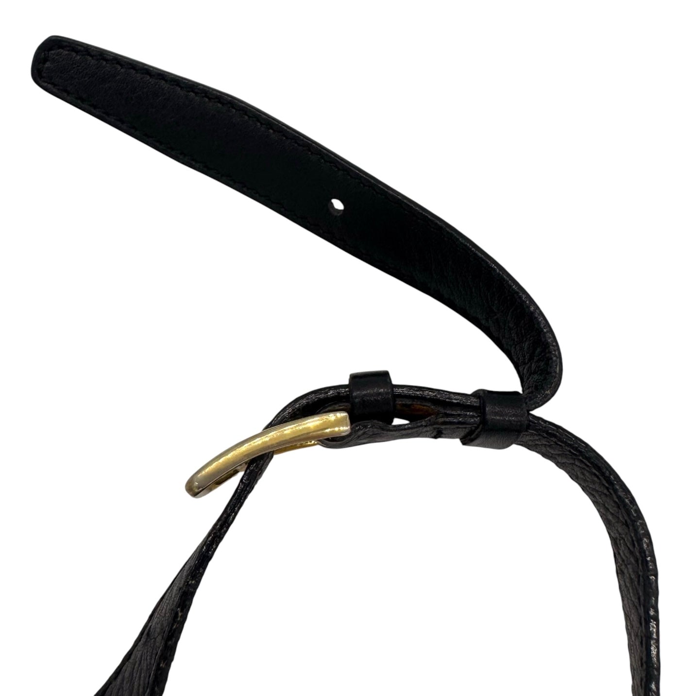 Celine Black Leather Crossbody Bag