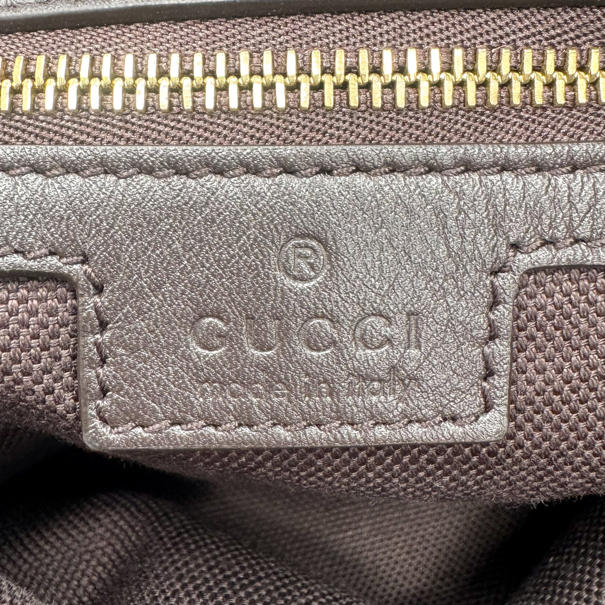 Gucci Beatrix Large Chocolate Brown Tote Bag