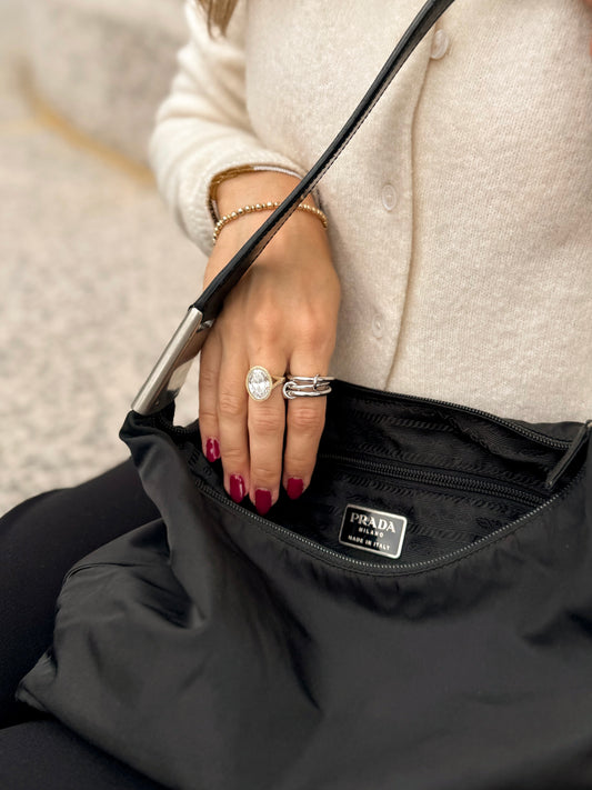 Prada Tessuto Nylon Shoulder Bag