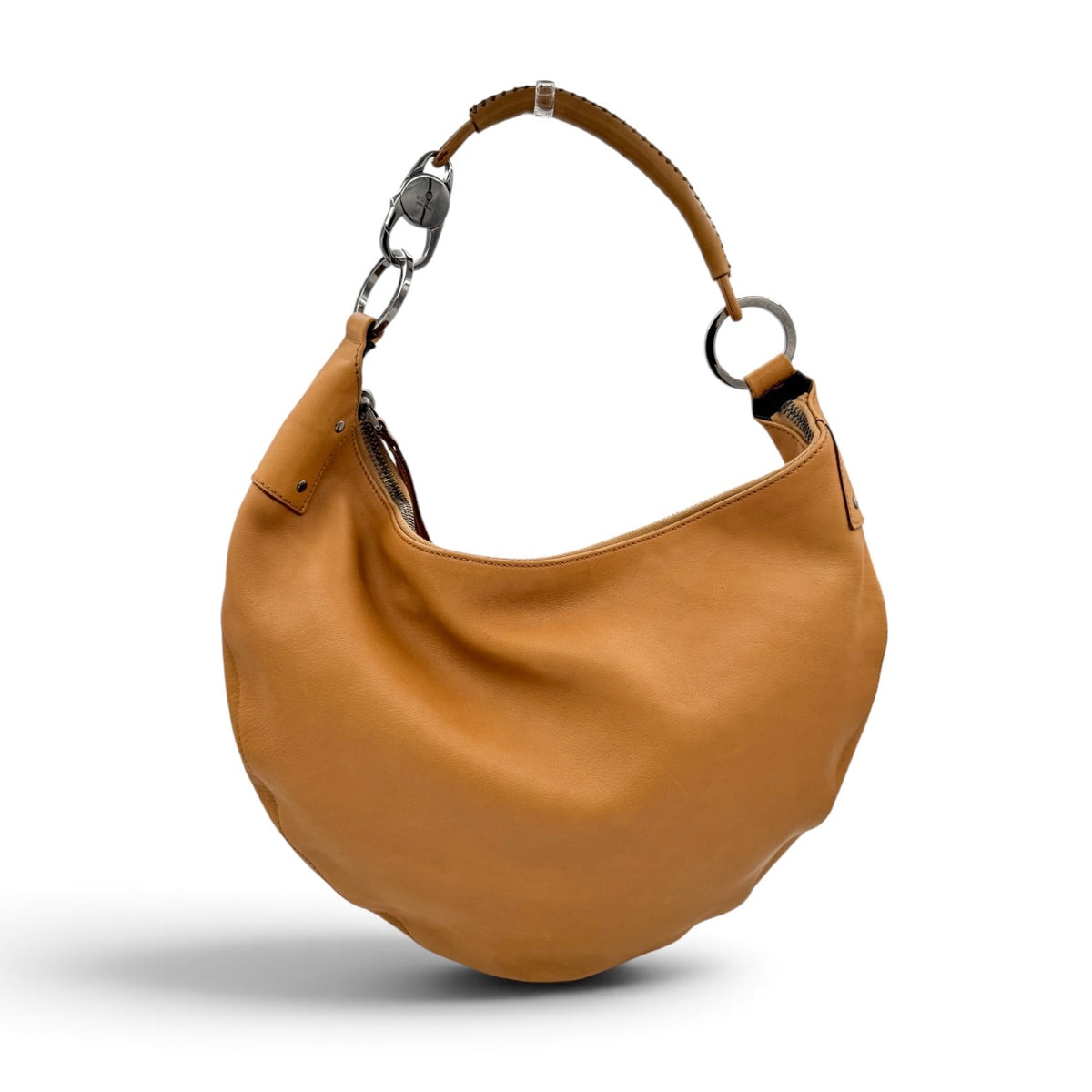 Gucci Half Moon Leather Shoulder Bag