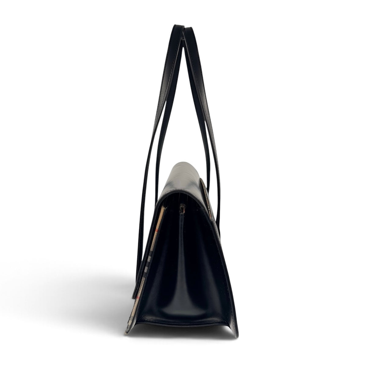 Burberry Nova Check Canvas Shoulder Bag