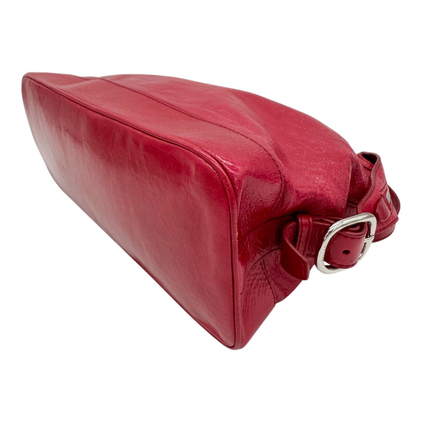 Celine Y2K Red Leather Shoulder Bag