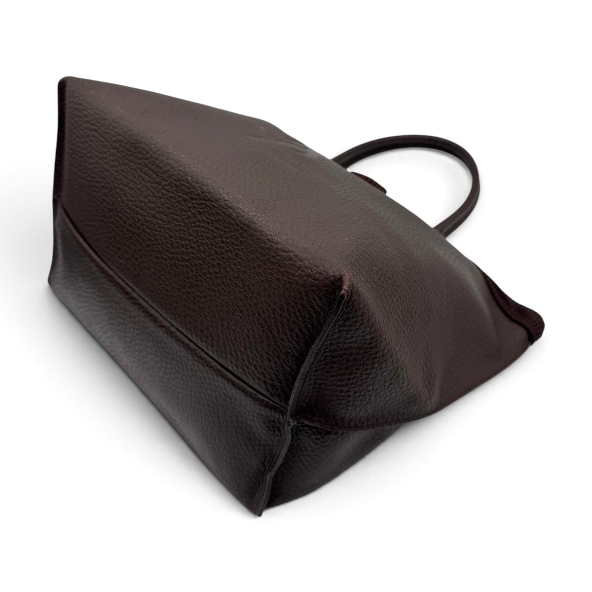Yves Saint Laurent Brown Leather Tote Bag