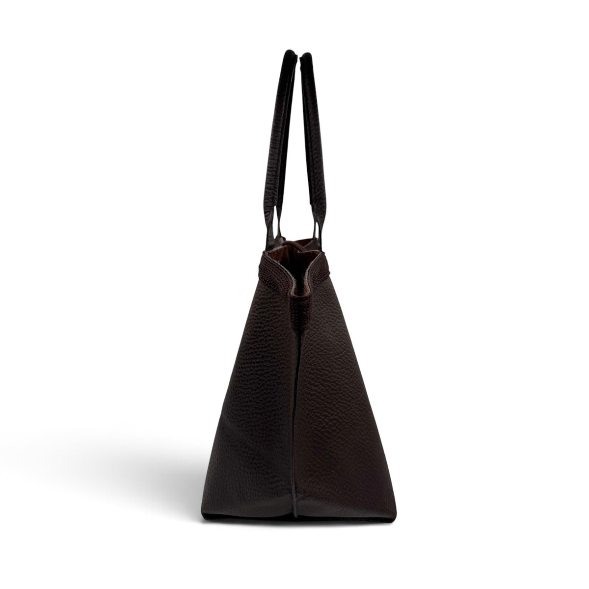 Yves Saint Laurent Brown Leather Tote Bag