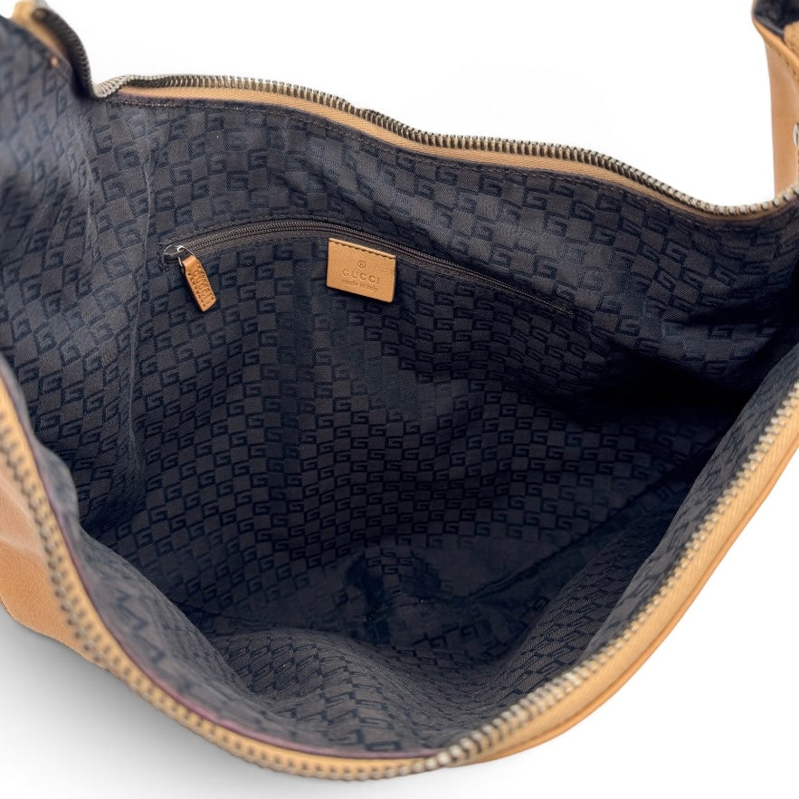 Gucci Half Moon Leather Shoulder Bag